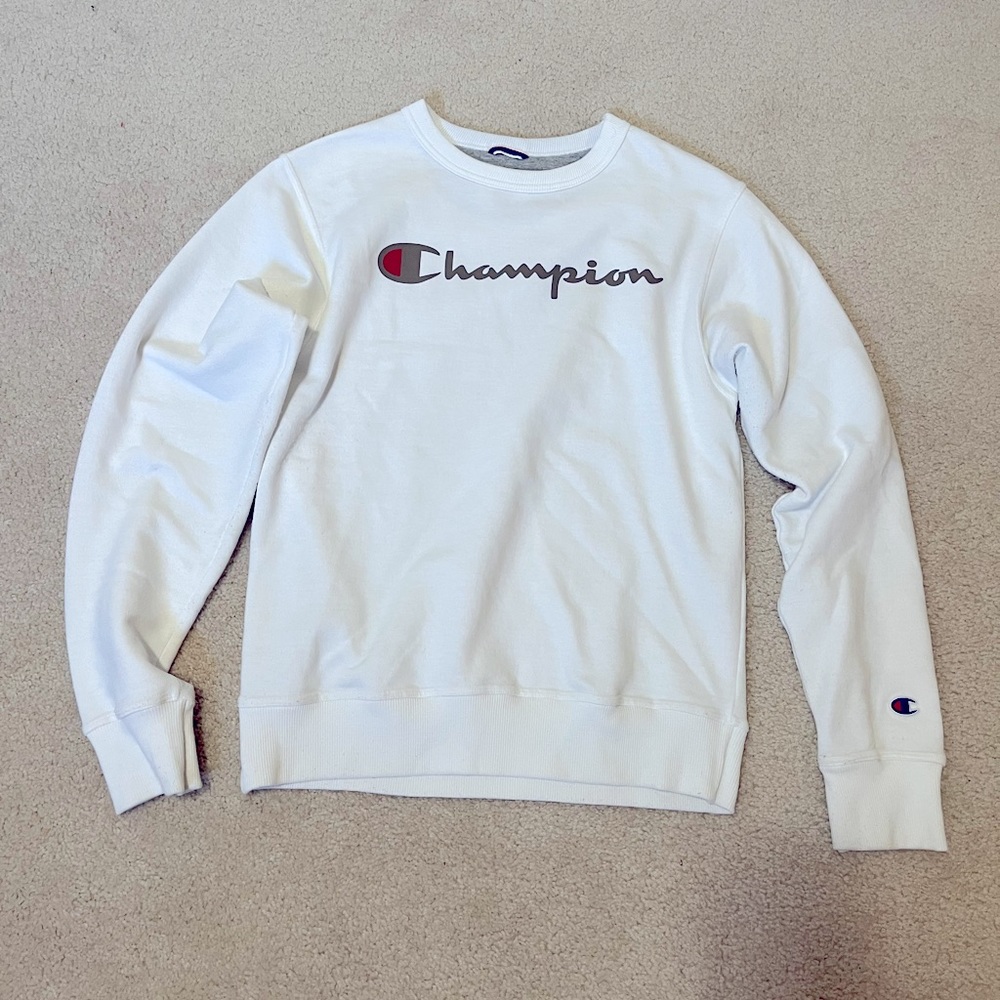 White Champion Sweatshirt